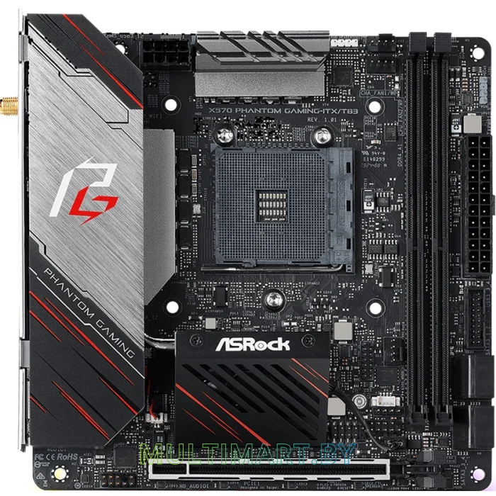 Материнская плата ASRock X570 Phantom Gaming-ITX/TB3
